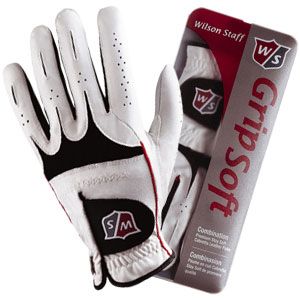 Wilson Staff GRIP SOFT GLOVE BLACK / RIGHT HAND PLAYER / MEDIUM LARGE