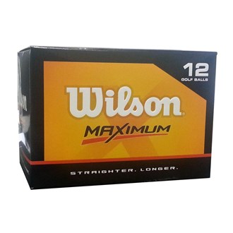 Wilson Maximum Golf Balls (12 Balls)