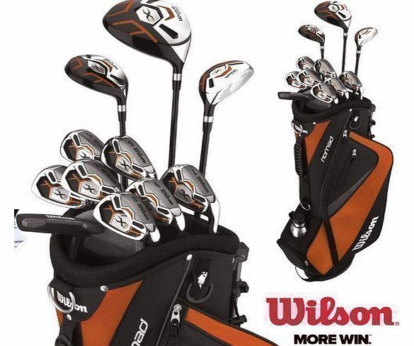 Wilson X31 MOI Golf Club Set Steel Shafted Irons Graphite Shafted Woods New 