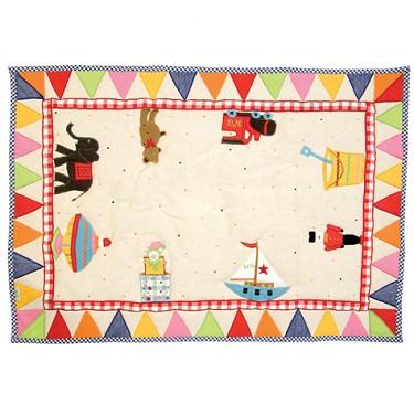 Small Toy Shop Playhouse Floor Quilt