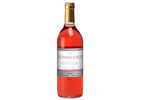 Personalised Rose Wine with Silver Label Design