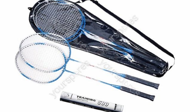 Winmax 2 Player Badminton Racquet and Shuttlecock Set