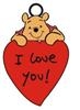 Winnie ` Love you` Approx 3`nd#39;
