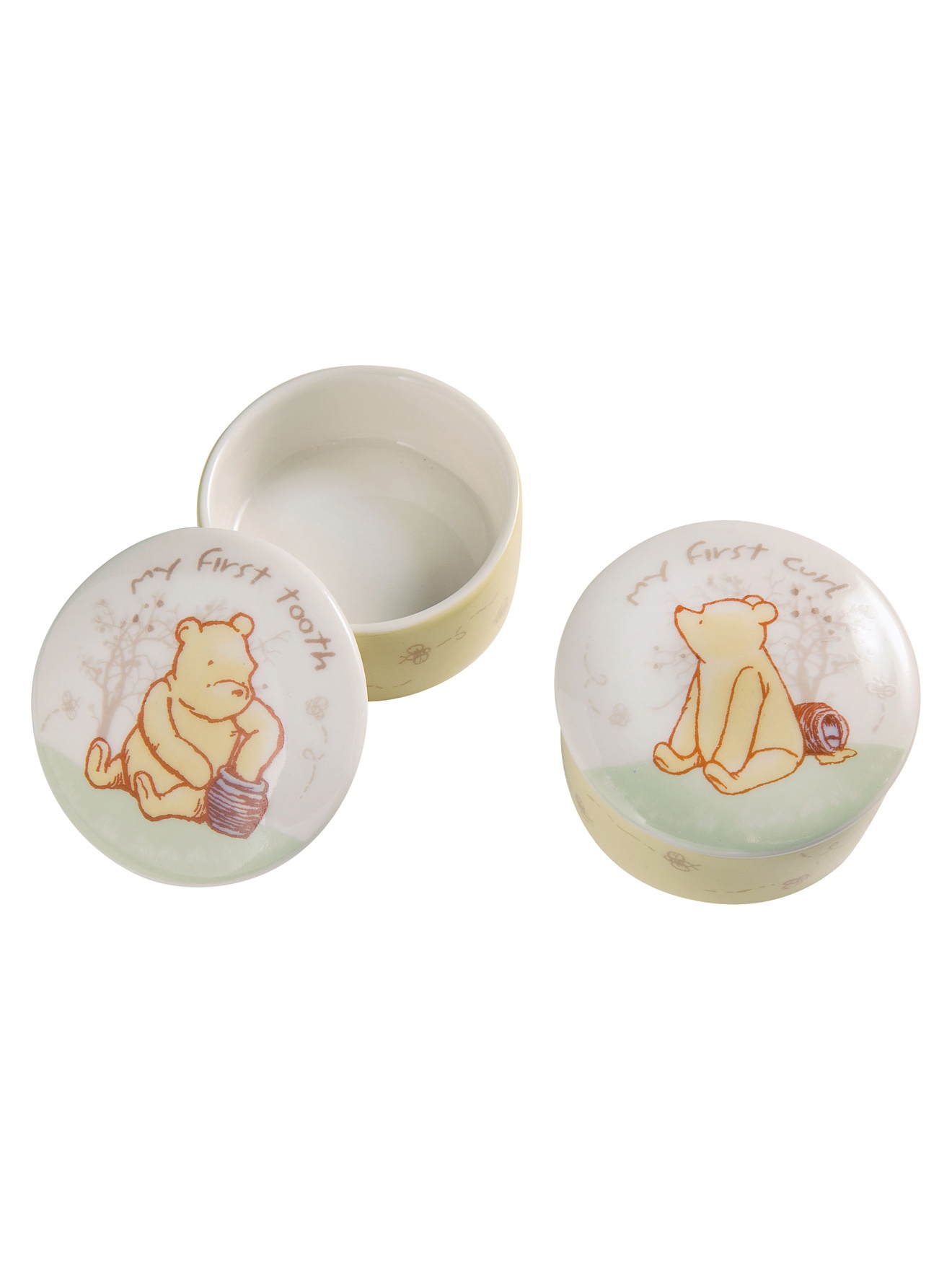Winnie The Pooh 1st Tooth/1st Curl Keepsake Boxes