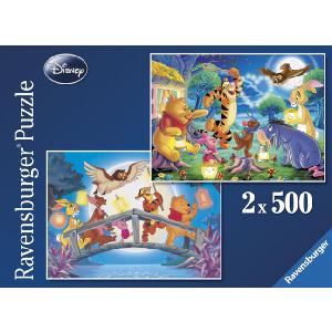 Winnie The Pooh 2 x 500 Piece Jigsaw Puzzle