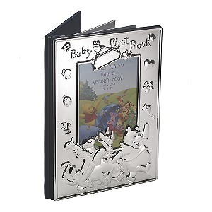 The Pooh Babys First Book Silver plated