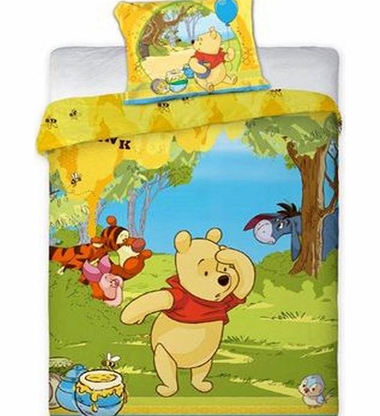 Winnie the pooh Cotton Single Duvet Cover and