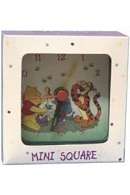 Winnie the Pooh Mini Square Alarm Travel Clock Bounce out of Bed with Tigger2