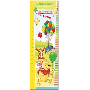 Winnie The Pooh Personalised Height Chart