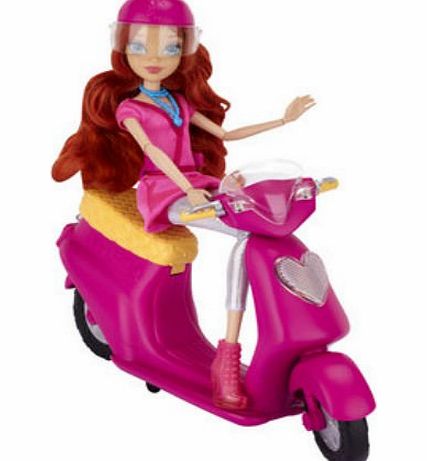 Winx Club Scooter with 11`` Bloom Doll