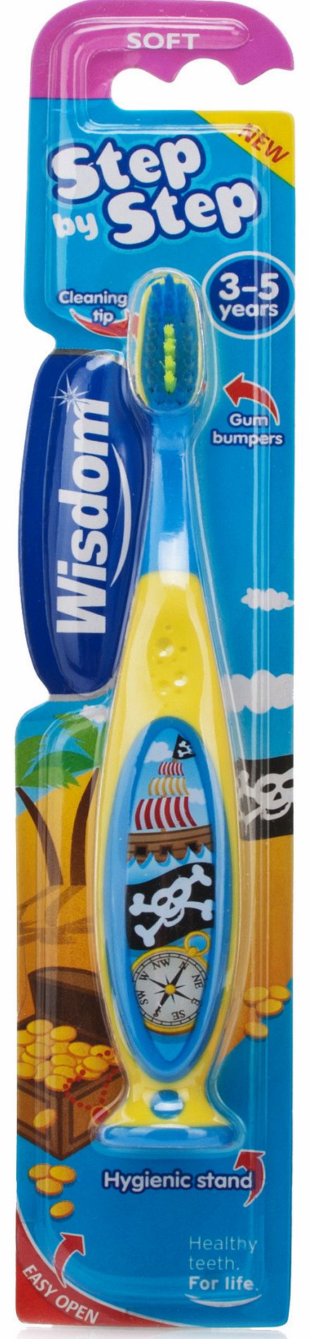 Step by Step Tooth Brush for Boys 3-5yrs