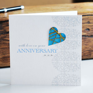 With Love On Your Anniversary Card