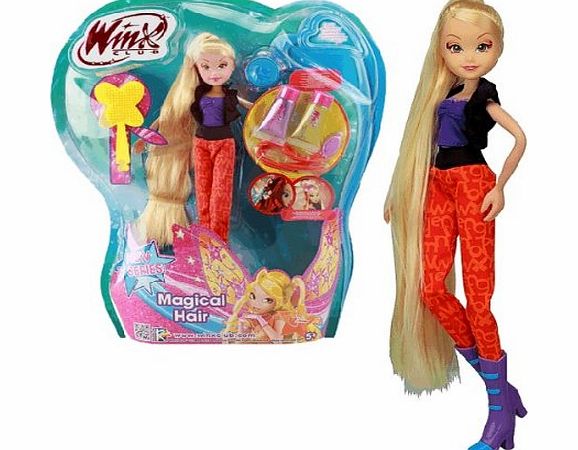 Witty Toys Winx Club - Magical Hair - Stella Doll 28cm