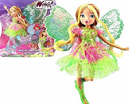 Witty Toys Winx Club - My Butterflix Magic - Flora Doll and Double Wings