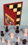 Witzigs Chess men and board, 65mm. King, Staunton pattern-00259