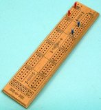 Witzigs Cribbage board, solid timber-00181
