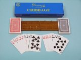 Witzigs Cribbage set with wood playing board-00192