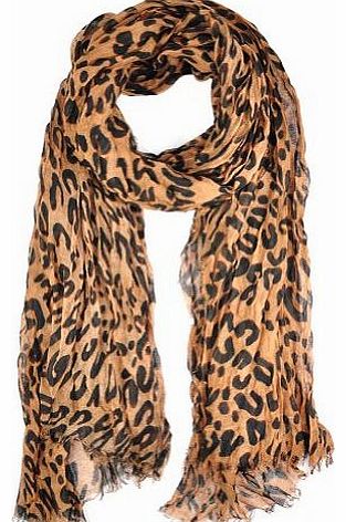 WMA Hot Fashion Celebrity Ladies Animal Leopard Print Soft Long Shawl Scarf Wrap