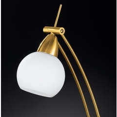 Wofi Lighting Bolton Coloured Brass Adjustable Table Lamp
