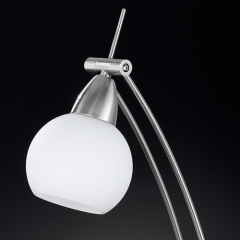 Bolton Nickel Matt Adjustable Table Lamp