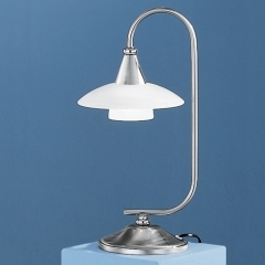 Wofi Lighting Pallas Nickel Table Lamp