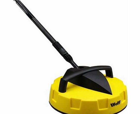 Wolf Path / Patio and Deck Cleaner With Spinning Twin Jet Nozzles Great for Cleaning Patio, Driveway, Decking, Garage and Many Other Hard Floor Surfaces - Pressure Power Washer Attachment 100117