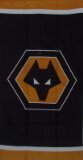 Wolves Wolverhampton Wanderers F.C. Official Crested Velour Towel 2