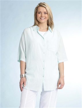 Within&reg; Ladies Oversized Shirt Blouse