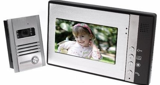 NEW 7 INCH VIDEO DOOR PHONE INTERCOME MONITOR ENTRY & ACCESS CONTROL SYSTEM