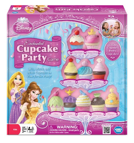 Wonder Forge Disney Princess Enchanted Cupcake Board Game