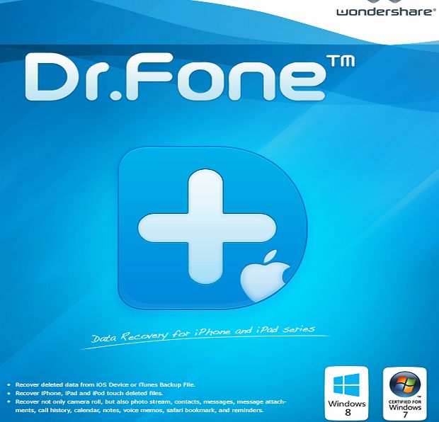 Wondershare Software, LLC Wondershare Dr.Fone for iOS - iPhone Data Recovery Software [Download]