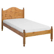 Antique Pine Single Bed & Airsprung
