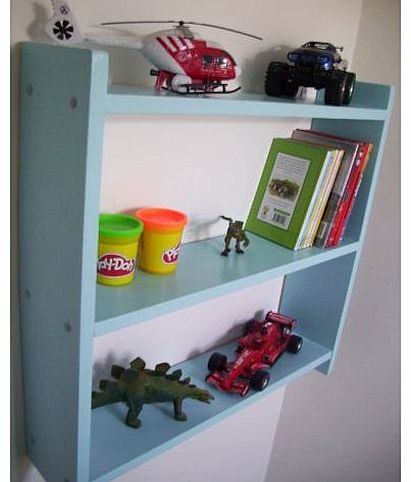 60cm Turquoise Shelves, Boys Bedroom, Kids Shelves, Shelf, Toy storage, Bookcase