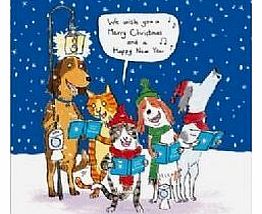 Pack of 10 Battersea Dogs & Cats Home Charity Christmas Cards - Dogs & Cats