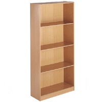 Impact 18mm Bookcase 3 shelves Oak