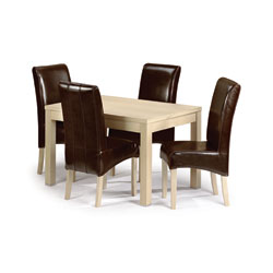 Woodways Ancona - Light Oak Fixed Top Dining Table