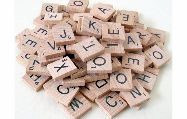 Words of Art 25 Wooden Scrabble Tiles of Your Choice (pick n mix) Pick your own Letters