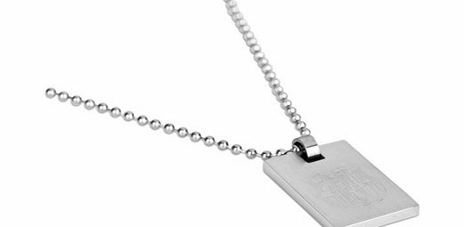 Barcelona Crest Dog Tag  Chain - Stainless