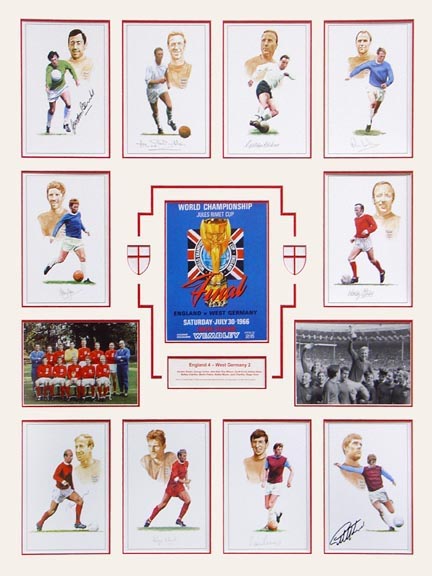 WORLD CUP 66 LIMITED EDITION SIGNED PRINT -