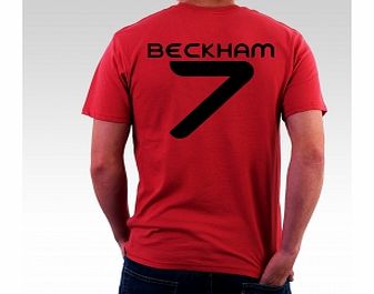 Beckham 7 Red T-Shirt Large ZT