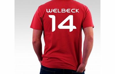Welbeck 14 Red WT T-Shirt Large ZT