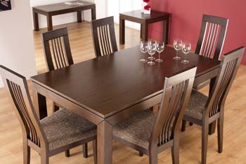 World Furniture Paolo Rectangular Dining Table in Chestnut