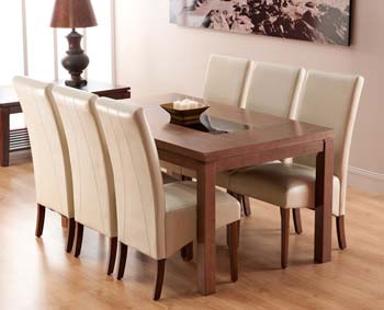 World Furniture Salgo Rectangular Dining Table in Walnut