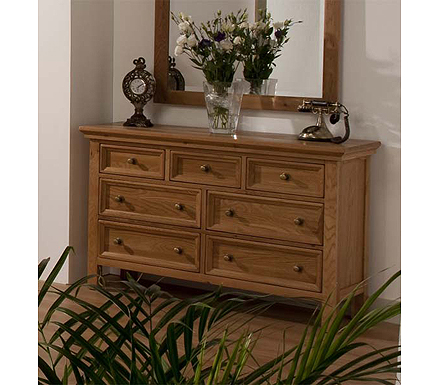 World Furniture Stanmore 3 4 Drawer Chest in Oak