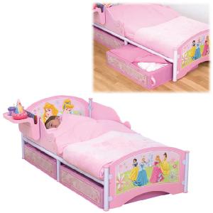 Worlds Apart Disney Princess Toddler Bed and Storage