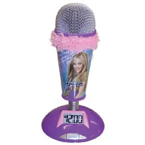 Worlds Apart Hannah Montana Microphone Alarm Clock