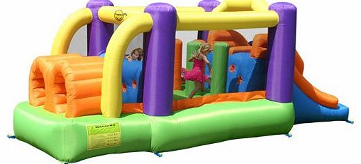 Kids Fun House Play Zone Bouncy Castle - Large Childrens Garden Ourdoor Playcentre