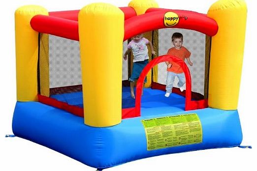 WorldStores Outdoor Kids Bouncy Castle - Duplay Childrens Garden Fun Boucer- Blue/Red/Yellow