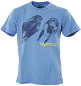 Blue `Seymour` T-Shirt