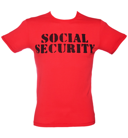 Mens The Clash Social Security T-Shit from